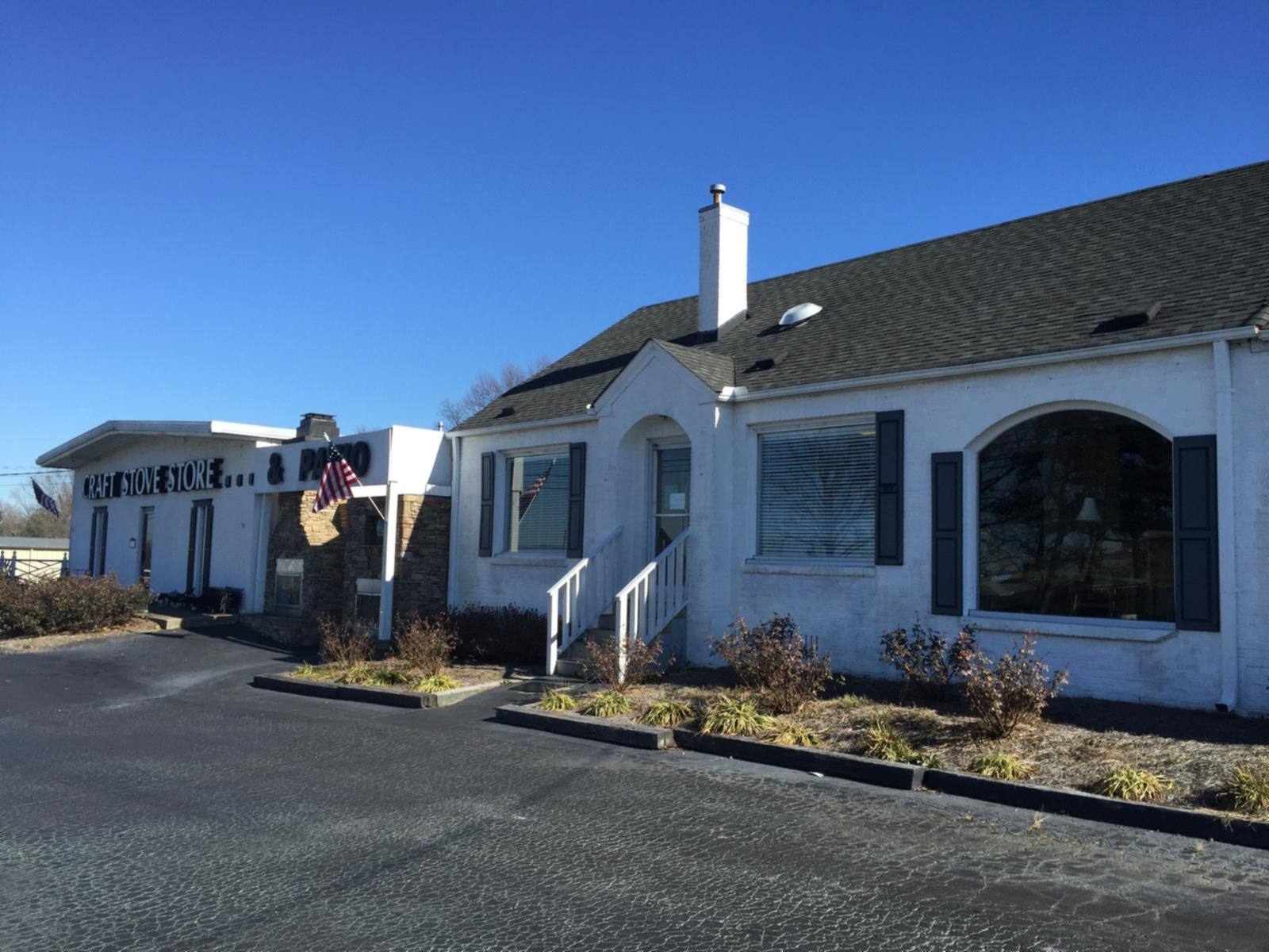 The Craft Stove Store & Patio building on Wade Hampton Boulevard in Taylors